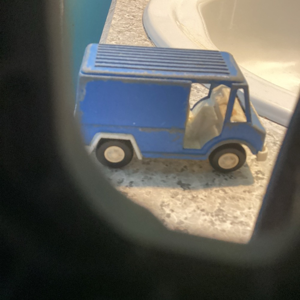Vintage 1970 TootsieToy Blue Diecast Panel Truck Made in USA